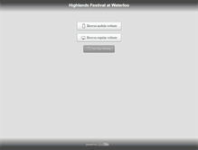 Tablet Screenshot of highlandsfestivalatwaterloo.org